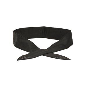 DEPECHE Black/gunmetal Leather Waist Belt